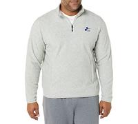 Amazon Essentials Disney | Marvel | Star Wars Men's Polar Fleece Quarter-Zip Mock Jackets, Happy Mickey, L