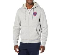Amazon Essentials Disney | Marvel | Star Wars Men's Sherpa-Lined Full-Zip Hoodie Sweatshirts, Marvel Spider-Man, M
