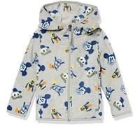 Amazon Essentials Disney | Marvel | Star Wars | Princess Girls' Polar Fleece Full-Zip Hoodie Jackets, Mickey and Friends, 11-12 Years