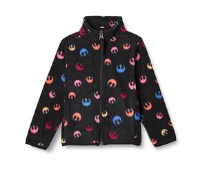 Amazon Essentials Disney | Marvel | Star Wars | Princess Girls' Polar Fleece Full-Zip Mock Jackets, Star Wars Rebel, 5 Years