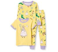 Amazon Essentials Disney | Marvel | Star Wars | Princess Girls' Snug-Fit Cotton Pyjamas, Pack of 3, 3-Piece Toy Story Bo Peep Set, 8 Years