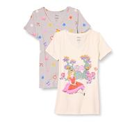Amazon Essentials Disney | Marvel | Star Wars | Princess Women's Classic-Fit Short-Sleeve V-Neck T-Shirt