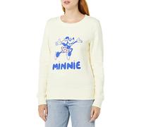 Amazon Essentials Disney | Marvel | Star Wars | Princess Women's Fleece Crew Sweatshirts, Minnie Joy, M