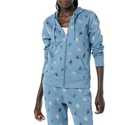 Amazon Essentials Disney | Marvel | Star Wars | Princess Women's Fleece Full-Zip Hoodie Sweatshirts (Available in Plus Size), Dull Blue, XXL