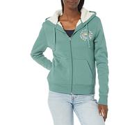 Amazon Essentials Disney | Marvel | Star Wars | Princess Women's Fleece Sherpa-Lined Full-Zip Hoodies, Star Wars Tatooine Sun, L