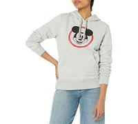 Amazon Essentials Disney | Marvel | Star Wars | Princess Women's Fleece Sweater Hoodie Sweatshirts (Available in Plus Size), Grey, M