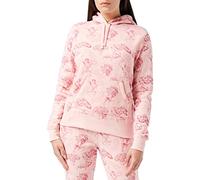 Amazon Essentials Disney | Marvel | Star Wars | Princess Women's Fleece Sweater Hoodie Sweatshirts (Available in Plus Size), Pink Marvel Avengers, L