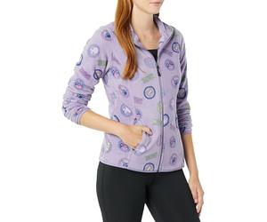 Amazon Essentials Disney | Marvel | Star Wars | Princess Women's Polar Fleece Full-Zip Mock Jackets, Marvel Logo, XS