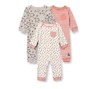 Amazon Essentials Disney | Marvel | Star Wars Unisex Babies' Cotton Overalls, Pack of 3, Mickey Expressions, 0-3 Months