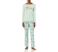 Amazon Essentials Disney | Marvel | Star Wars Women's Flannel Pyjama Sleep Sets, Mickey Winter - Womens, L