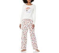 Amazon Essentials Disney | Marvel | Star Wars Women's Flannel Pyjama Sleep Sets, Star Wars Mando Winter - Womens, XL