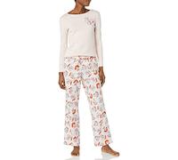 Amazon Essentials Disney | Marvel | Star Wars Women's Flannel Pyjama Sleep Sets, Ultimate Princess - Womens, L