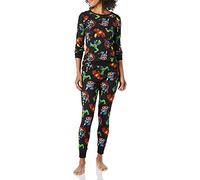 Amazon Essentials Disney | Marvel | Star Wars Women's Snug-Fit Cotton Pyjama Sleepwear Sets, Marvel Avengers - Womens Snug-fit, XL