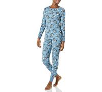 Amazon Essentials Disney | Marvel | Star Wars Women's Snug-Fit Cotton Pyjama Sleepwear Sets, Nightmare Santa Jack - Womens Snug-fit, XL