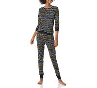 Amazon Essentials Disney | Marvel | Star Wars Women's Snug-Fit Cotton Pyjama Sleepwear Sets, Star Wars Logo - Womens Snug-fit, XL