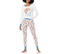 Amazon Essentials Disney | Marvel | Star Wars Women's Snug-Fit Cotton Pyjama Sleepwear Sets, Star Wars Mando Winter - Womens Snug-fit, XXL