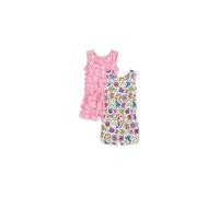 Amazon Essentials Disney Star Wars Frozen Princess girls Knit Sleeveless Rompers (Previously Spotted Zebra) Pack of 2 Pink Marvel Large