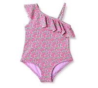 Amazon Essentials Girl's Asymmetric Frill One-piece Swimsuit