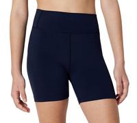 Amazon Essentials Girls' Athletic FormFlex Buttery Soft Dance Cartwheel Bike Shorts with 4” (10cm) Inseam, Navy, 8 Years