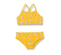 Amazon Essentials Girls Bikini Set, Golden Yellow Beige Leopards, 3T
