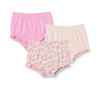 Amazon Essentials Girls' Cotton Bloomer Shorts, Pack of 3, Apples/Pink, 2 Years