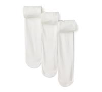 Amazon Essentials Girls' Footed Dance Tights, 3 Pairs, White, 8 Years
