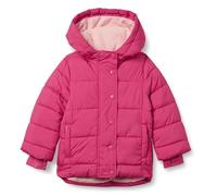 Amazon Essentials Girls' Heavyweight Hooded Puffer Coat, Water-Resistant, Pink, 2 Years