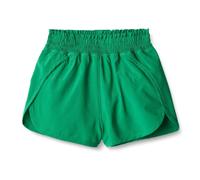 Amazon Essentials Girl's High-Rise Athletic Performance Stretch-Woven Sports Shorts with Elastic Waistband, Emerald Green, 8-9 Years