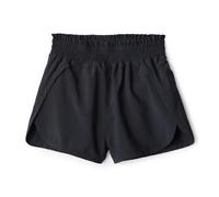 Amazon Essentials Girl's High-Rise Athletic Performance Stretch-Woven Sports Shorts with Elastic Waistband, Black, 12-14 Years