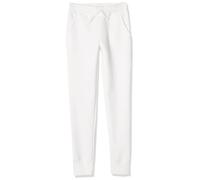 Amazon Essentials Girls' Joggers, White, 4 Years