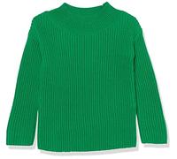 Amazon Essentials Girls' Modern Wide-Neck Pullover Jumper, Green, 8 Years
