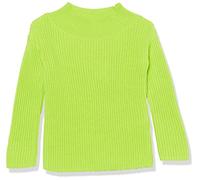 Amazon Essentials Girls' Modern Wide-Neck Pullover Sweater, Lime Green, X-Small