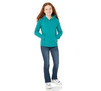 Amazon Essentials Girls' Pullover Hoodie Sweatshirt, Teal Blue, 11-12 Years