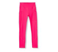 Amazon Essentials Girls' Total Train Dance Workout High Waist Full Length Athletic Leggings with Pockets, Hot Pink, 8 Years