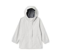 Amazon Essentials Girls' Waterproof Rain Jacket, White, 8 Years