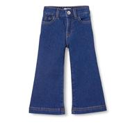 Amazon Essentials Girls' Wide Leg Jeans, Medium Indigo, 11-12 Years