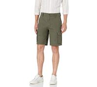 Amazon Essentials Men's 10” Lightweight Ripstop Stretch Cargo Short, Olive, 32