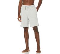 Amazon Essentials Men's 9” Knit Pajama Shorts (Available in Big & Tall), Light Grey Heather, Large