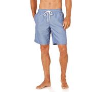 Amazon Essentials Men's 9" Quick-Dry Swim Trunk, Blue Geometric Print, X-Small