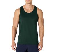 Amazon Essentials Men's Active Quick Dry Tech Stretch Lightweight Gym Tank Top, Dark Green, XL