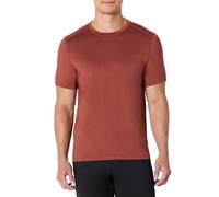 Amazon Essentials Men's Active Quick-Dry Tech Stretch Lightweight Short-Sleeve T-Shirt, Rich Chestnut Brown, XXL
