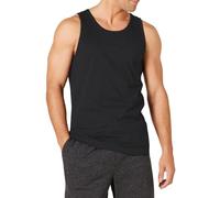 Amazon Essentials Men's Active Quick-Dry Tech-Stretch Moisture-Wicking Lightweight Gym Vest, Black, M