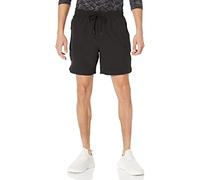 Amazon Essentials Men's Active Stretch Woven Shorts, Black - Original, XS