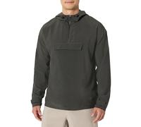 Amazon Essentials Men's Athletic Lightweight Stretch Woven Colourblock Anorak Hiking Running Jacket, Charcoal, XXL