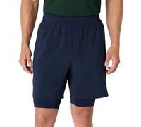 Amazon Essentials Men's Athletic Performance Stretch Woven Running Workout 7” (17.8cm) Training Short, Navy, XS