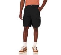 Amazon Essentials Men's Classic Fit 10" (25cm) Cargo Shorts with Pockets, Black, 36W