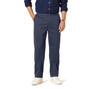 Amazon Essentials Men's Classic-Fit Wrinkle-Resistant Flat-Front Stretch Chino Trouser, Navy, 52W / 30L