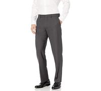 Amazon Essentials Men's Classic-Fit Wrinkle-Resistant Stretch Dress Trousers, Charcoal, 36W / 32L