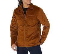Amazon Essentials Men's Corduroy Work Jacket (Available in Big & Tall), Dark Chestnut Brown, S