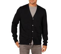 Amazon Essentials Men's Cotton Cardigan Sweater, Black, Large